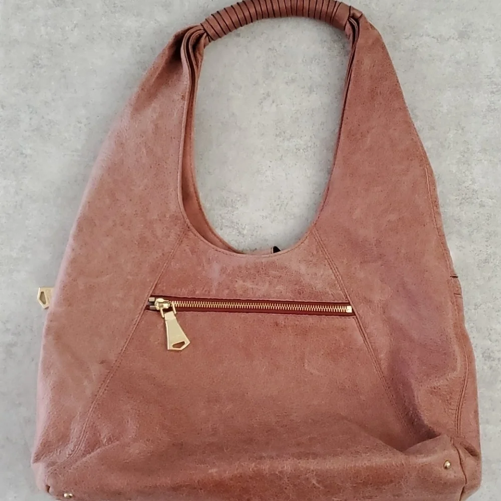 Aimee Kestenberg Hobo Bag Leather Light Rust Gia